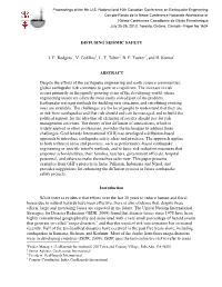 DIFFUSING SEISMIC SAFETY J. E. Rodgers1, V. Cedillos1, L. T