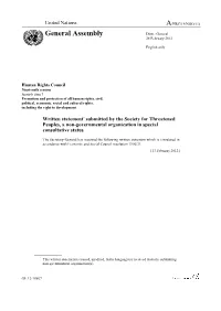 STP Written Statement