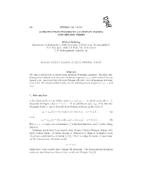 A7 INTEGERS 18A (2018) SUBSTITUTION INVARIANT STURMIAN WORDS and BINARY TREES Michel Dekking Department of Mathematics, Delft U