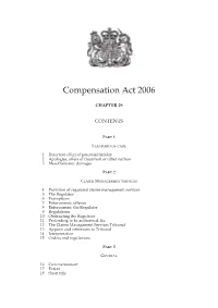 Compensation Act 2006