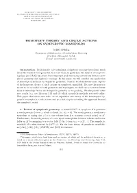 Homotopy Theory and Circle Actions on Symplectic Manifolds