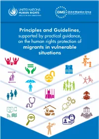 Principles and Guidelines Migrants in Vulnerable Situations