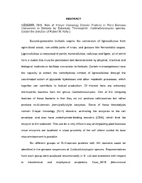 ABSTRACT OZDEMIR, INCI. Role of S-Layer Homology Domain