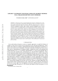 Arxiv:1806.10197V1 [Math.NA] 26 Jun 2018 Tive