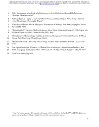 (Digenea, Platyhelminthes)1 Authors: Sean