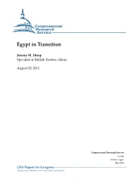 Egypt in Transition