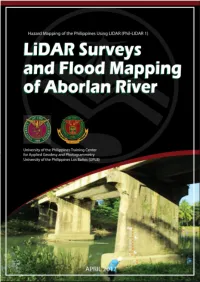 Lidar Surveys and Flood Mapping of Aborlan River