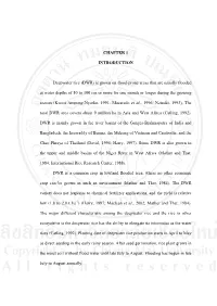 CHAPTER 1 INTRODUCTION Deepwater Rice (DWR) Is Grown On