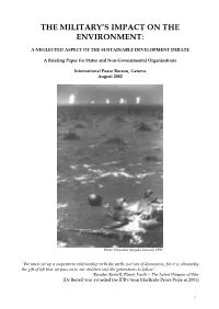 The Military's Impact on The