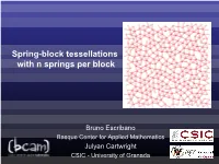 Bruno Escribano Basque Center for Applied Mathematics Julyan Cartwright CSIC - University of Granada Outline