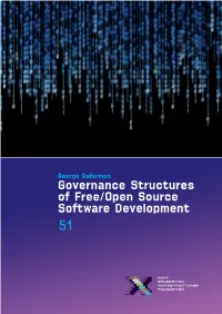 Governance Structures of Free/Open Source Software Development