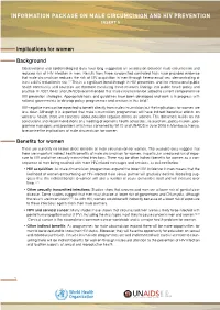 Information Package on Male Circumcision and Hiv Prevention Insert 5