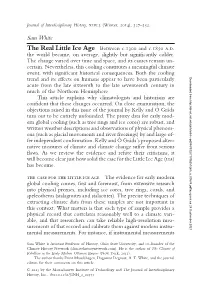 Sam White the Real Little Ice Age Between C.1300 and C.1850 A.D