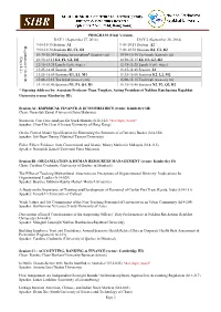 The Conference Program