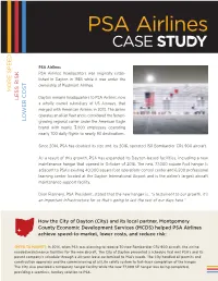 PSA Airlines CASE STUDY