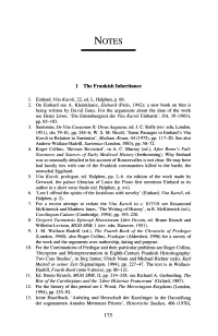1 the Frankish Inheritance