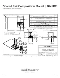 Shared Rail Composition Mount | QMSRC Elevated Water Seal Technology®