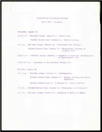 Verbal Learning Burbank Seminar Rooms Session 2B -Mathematical
