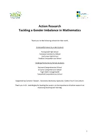 Action Research Tackling a Gender Imbalance in Mathematics