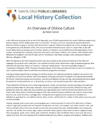An Overview of Ohlone Culture by Robert Cartier