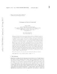 Arxiv:1708.07449V1 [Nucl-Ex] 24 Aug 2017