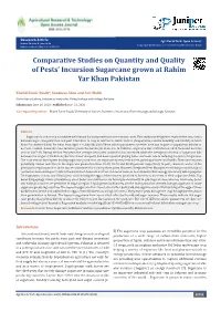 Comparative Studies on Quantity and Quality of Pests' Incursion