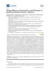 Design Efficiency, Characteristics, and Utilization of Reinforced Foamed