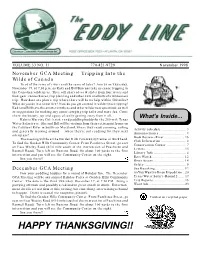HAPPY THANKSGIVING!! Who Ya Gonna Call? the Following List Is Provided for If You Didn’T Receive Your Eddy Line - Call Ed Schultz Your Convenience: at 404-266-3734