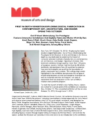 Out of Hand Press Release (Pdf)