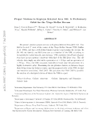Proper Motions in Kapteyn Selected Area 103: a Preliminary Orbit for The
