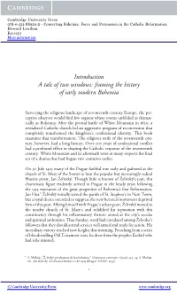 Framing the History of Early Modern Bohemia