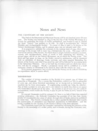 Notes and News