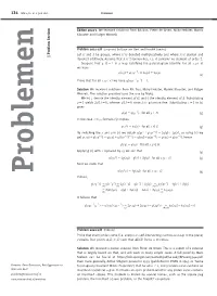 | Problem Section | Problem Denoted Additively