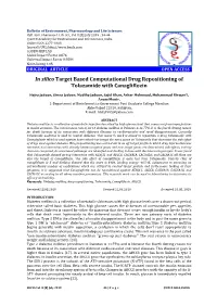 In Silico Target Based Computational Drug Repositioning of Tolazamide with Canagliflozin