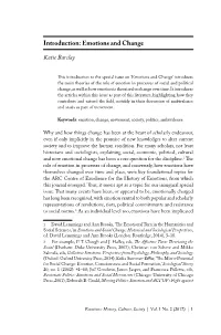 Introduction: Emotions and Change