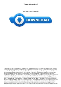 Lover Download