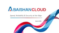 Speed, Reliability & Security at the Edge