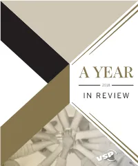 A Year 2018 in Review Lifting Our Community