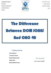 The Difference Between Dow Jones and CAC 40 1