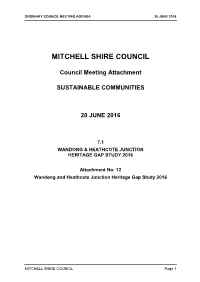Mitchell Wandong Heathcote Stage 2 Final Report V2 130116