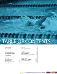 Table of Contents