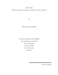 Database Music a History, Technology, and Aesthetics of the Database in Music Composition