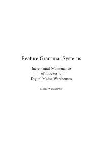Feature Grammar Systems
