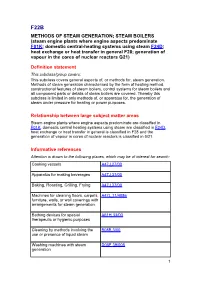 Methods of Steam Generation; Steam Boilers
