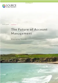 The Future of Account Management