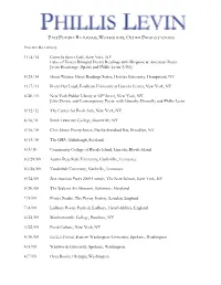 11/4/14 Cornelia Street Café, New York, NY Echo of Voices Bilingual Poetry Readings with Hispanic & American Poets: Javier Bozalongo (Spain) and Phillis Levin (USA)