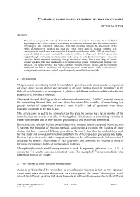 Abstract 1. Introduction the Process of Normalising Vowel Formant Data To