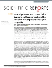 Neurodynamics and Connectivity During Facial Fear Perception