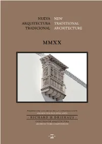 New Traditional Architecture MMXX