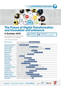 The Future of Digital Transformation and Innovation Unconference